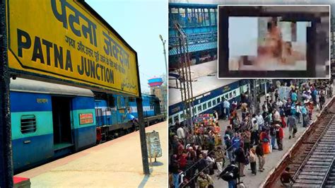 patna station viral video clip|Patna railway stations TV screens play porn clip,。